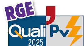 Dessin symbolisant la quali pv rge 2025 d'alphée energies